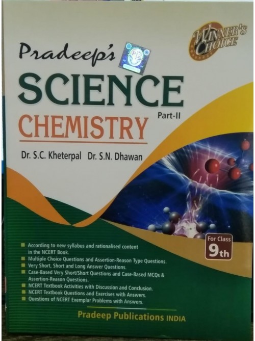 Pradeep's Science Chemistry Part - II for Class 9 (2024-25) at Ashirwad Publication